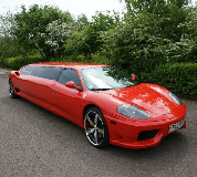 Ferrari Limo in West Yorkshire
